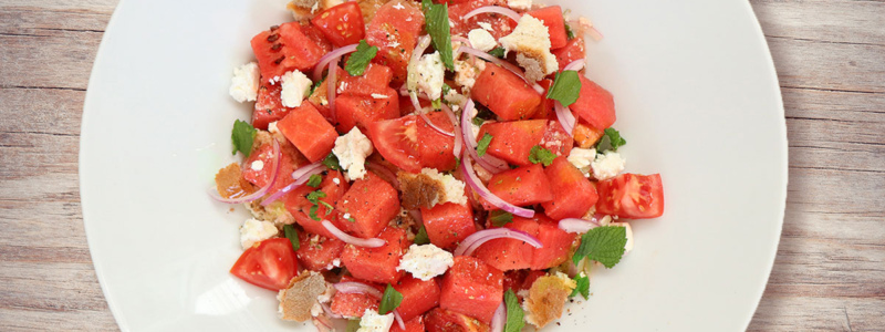 Greek Panzanella Recipe (Gluten Free) Greek Panzanella Recipe (Gluten Free)