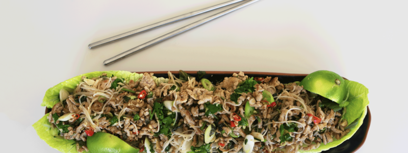 Laos glass noodle salad (Laap) recipe